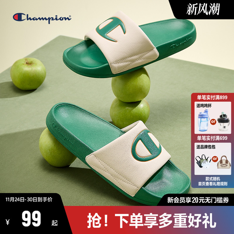 CHAMPION拖鞋沙滩冠军男女同款