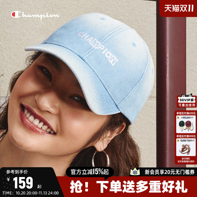 Champion冠军时尚鸭舌帽女2026春秋新款休闲帽子防晒棒球帽男