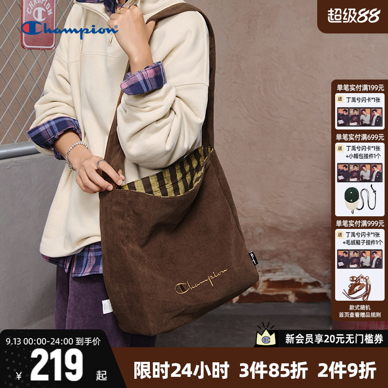 Champion冠军时尚单肩包通勤容量图片