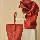 嘉也JEAYSI 新款 编织小桶手机包极简主义百搭迷你斜挎通勤女包