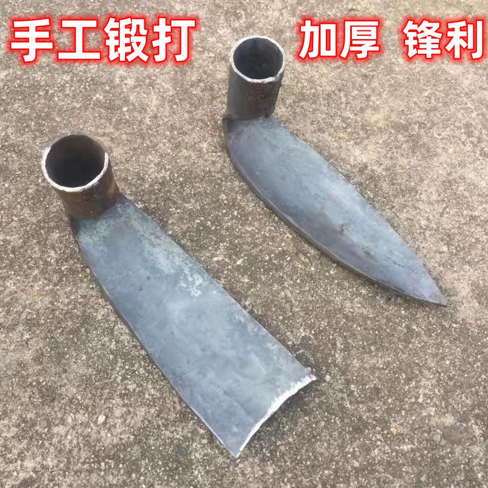 手工锻打老式全钢种菜小锄头园艺