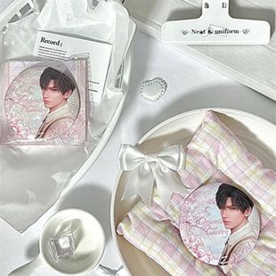 ins风博主同款 格纹杯垫高颜值出卡摆拍道具棉麻夹棉隔热茶杯垫子