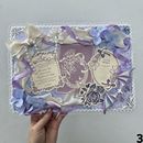 饰diy填充物二次元 装 谷美扎包板新款 紫扎板背景 痛包DIY材料包