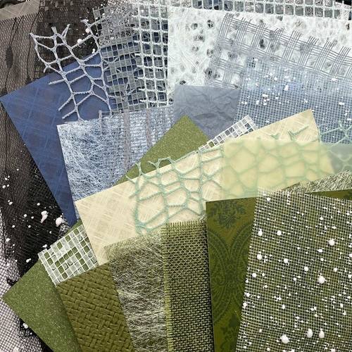 手帐特种纸网纱痛包素材纸