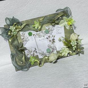 新款背景板懒人扎板diy材料绿色全套扎板痛包扎板扎包材料装饰物