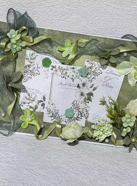 新款背景板懒人扎板diy材料绿色全套扎板痛包扎板扎包材料装饰物