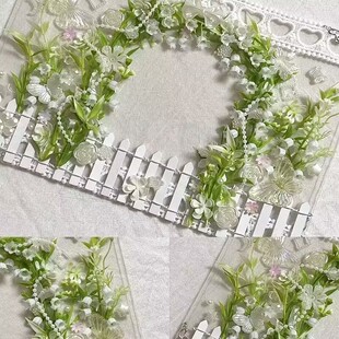 痛包扎板铃兰背景板懒人扎板diy材料绿色全套扎板扎包材料装饰物