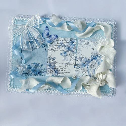 装饰背景蓝色装饰物谷美道具