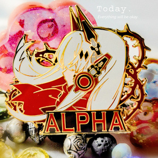 战双周边 差域空间 阿尔法金属徽章余量现货 企/丙习