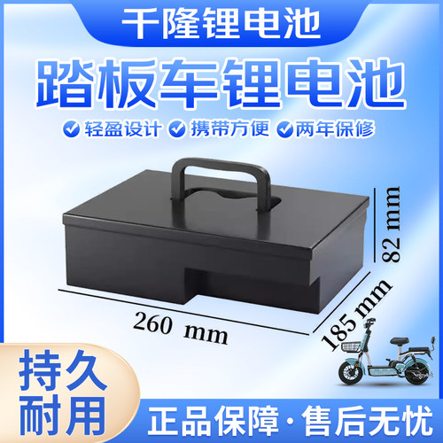 全新电动车脚踏款48v内置手提锂电池10ah20ah正品三元锂电新国标