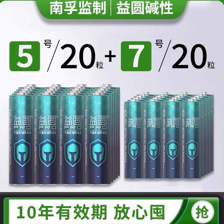 南孚益圆碱性电池一元起拍