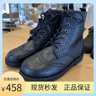 代购国内现货familiar日本制爆款小皮靴子15-21CM男女宝宝童鞋