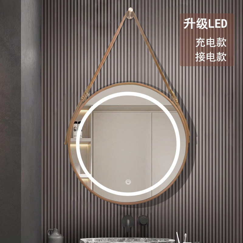 无缝全包框北欧梳妆台化妆桌镜子