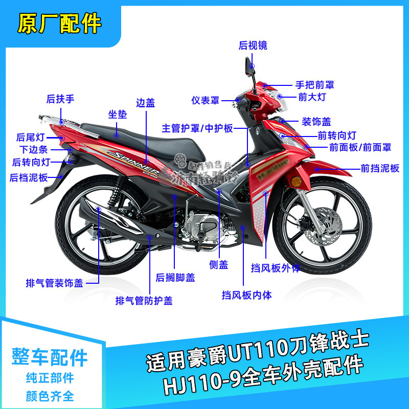 适用刀锋战士UT110全车外壳