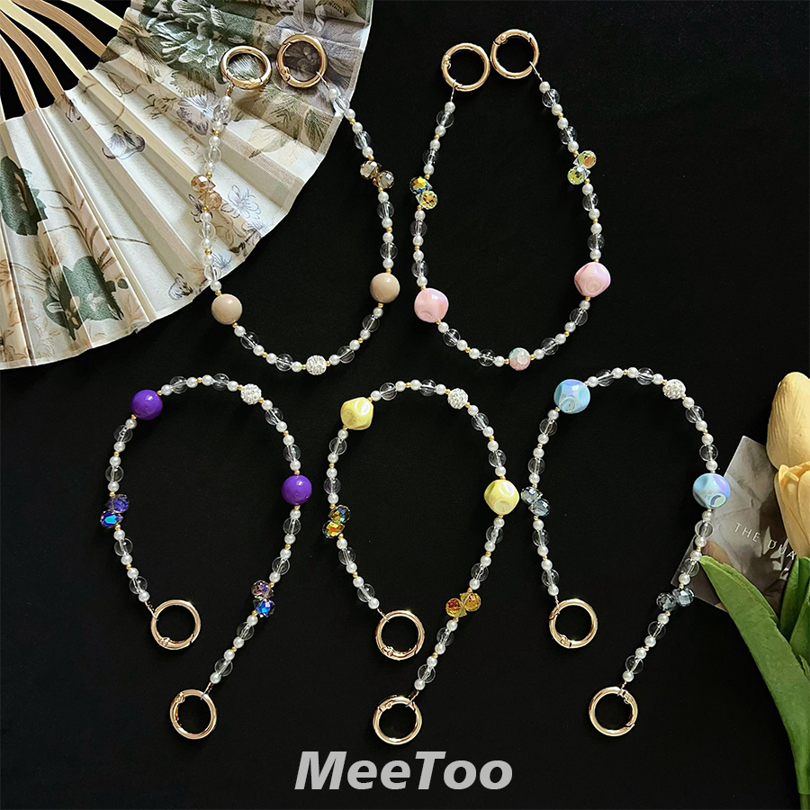 时尚百搭串珠手提斜挎手