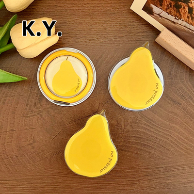 创意新款黄梨手机磁吸支架便携追剧桌面强力吸附稳固耐用时尚