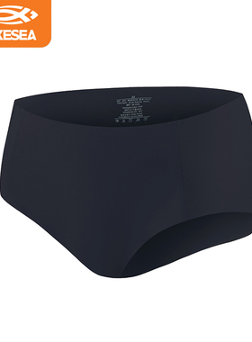 AXESEA 女士游泳内裤户外潜水冲浪运动中腰三角无痕贴身速干内裤