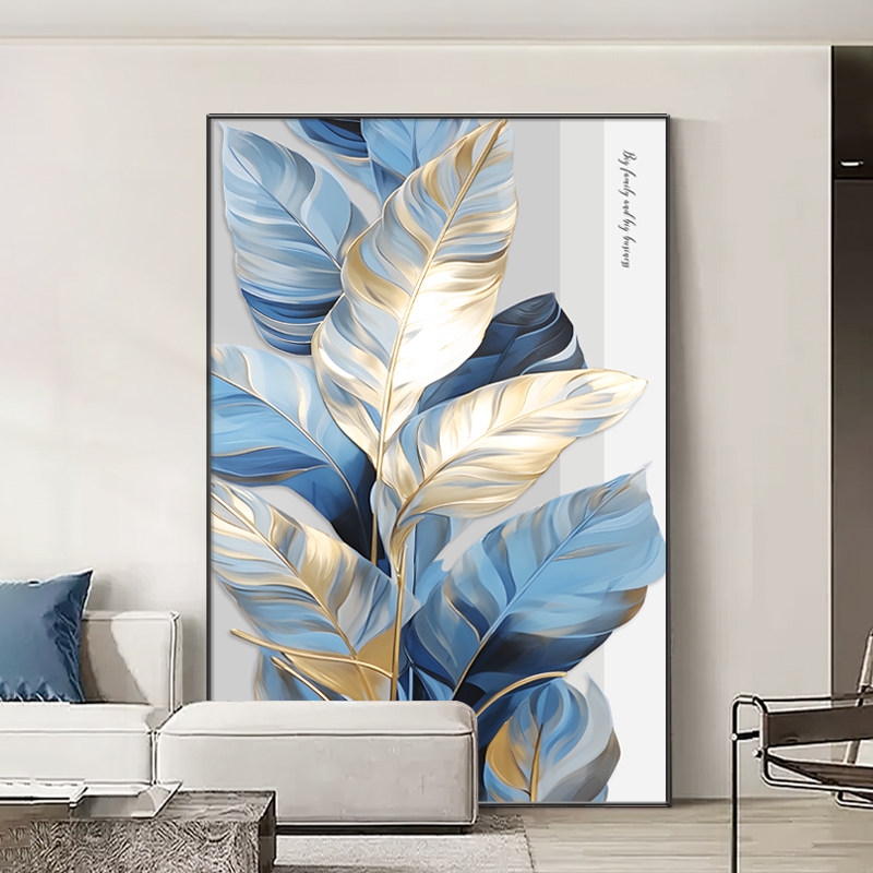 家大业大客厅装饰画抽象绿植玄关高级感沙发背景墙挂画大幅落地画,家居饰品,现代装饰画,淘宝优惠券,粉丝福利购,淘宝优惠卷