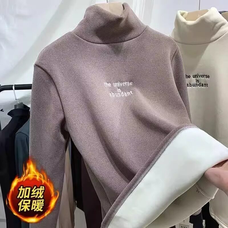 女童装德绒打底衫秋冬2025新款加绒加厚中大童内搭保暖半高领T恤,童装/婴儿装/亲子装,T恤,淘宝优惠券,粉丝福利购,淘宝优惠卷