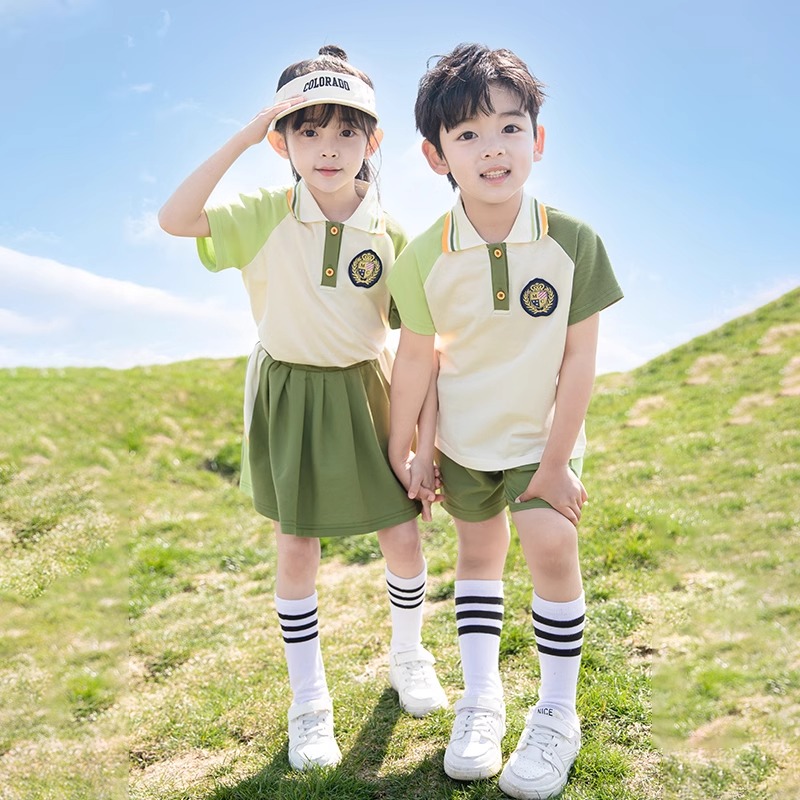 夏季幼儿园园服小班毕业服套装小学生校服儿童班服六一演出服定制