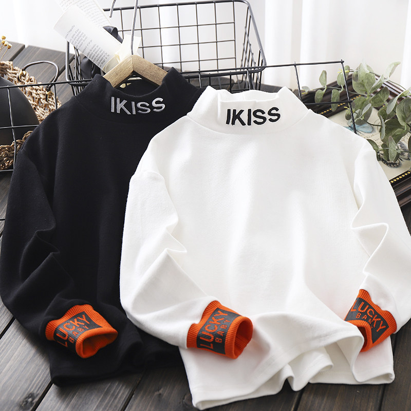 男童加绒打底衫秋冬德绒洋气t恤女童中大儿童长袖半高领上衣童装,童装/婴儿装/亲子装,T恤,淘宝优惠券,粉丝福利购,淘宝优惠卷