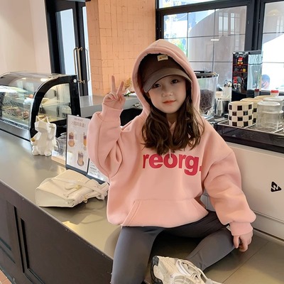 莉佳妍女童宝宝连帽卫衣外套时髦