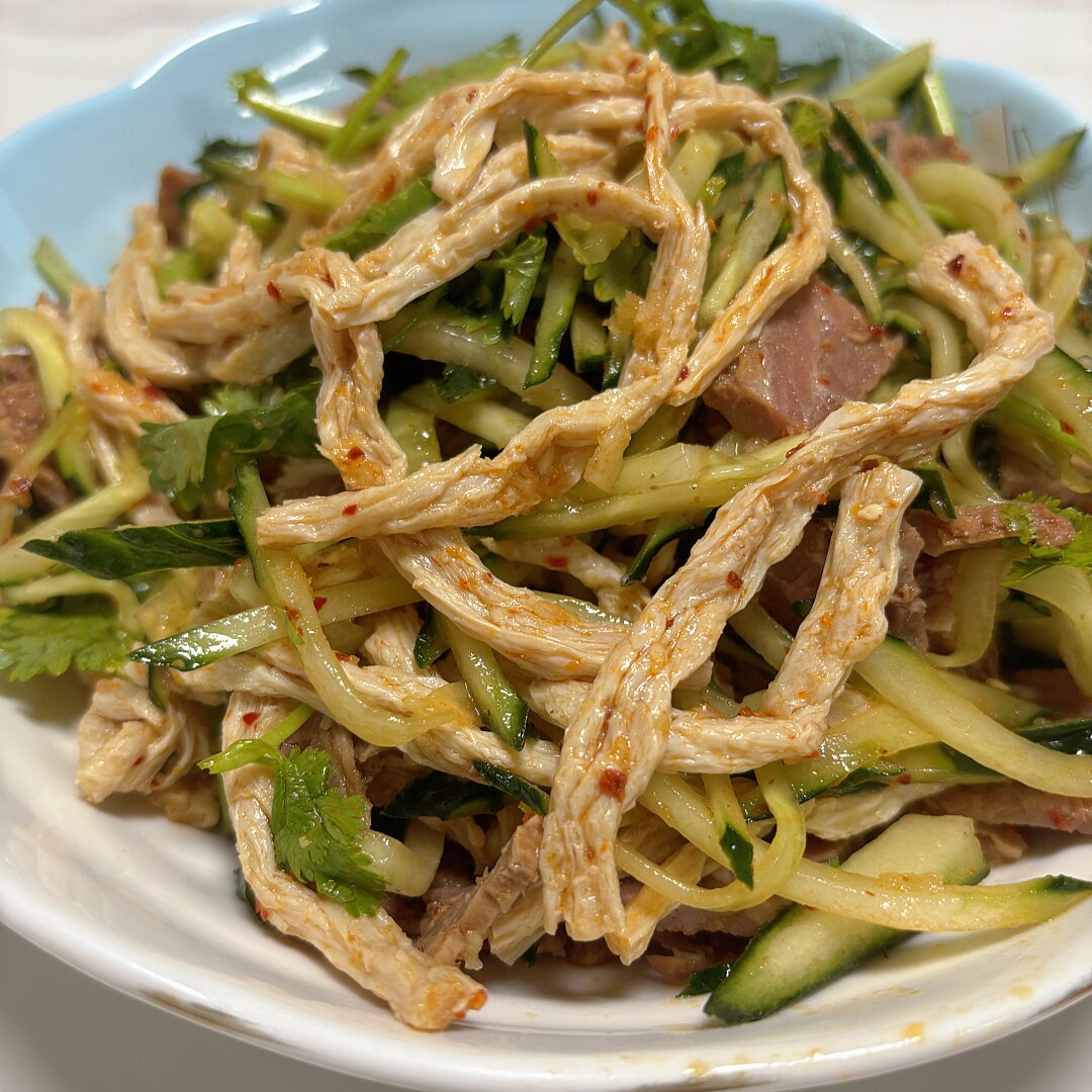 大豆蛋白丝素食干货豆制品凉菜