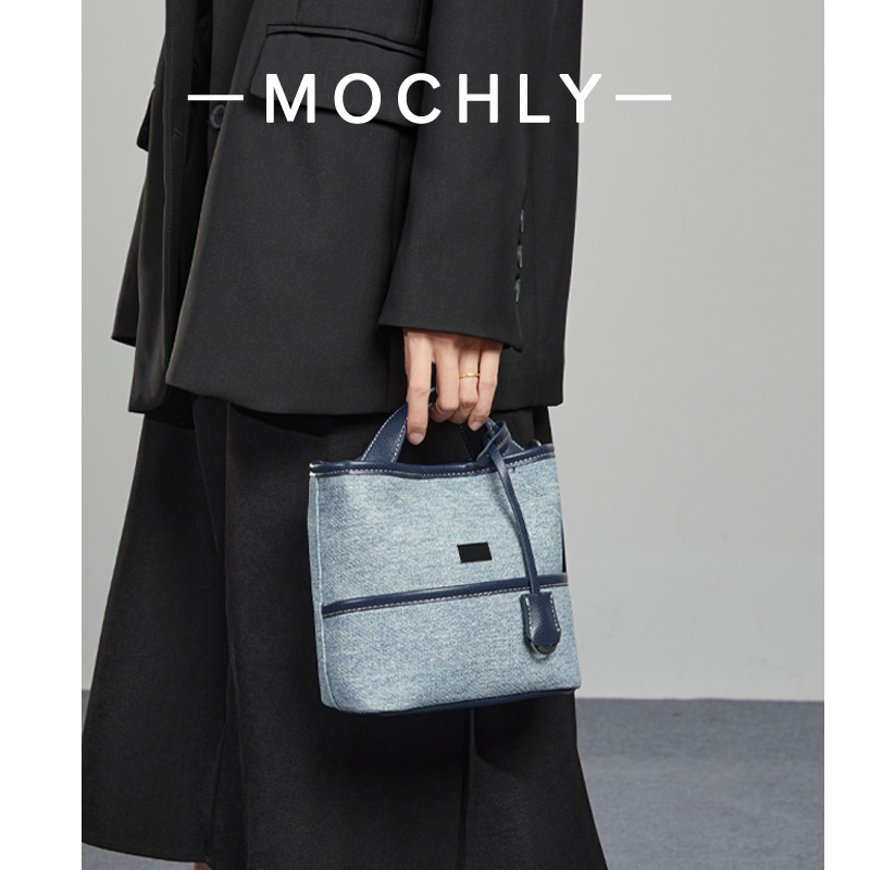 单肩包女2025新款设计感小众通勤斜挎包简约百搭大气手提包水桶包