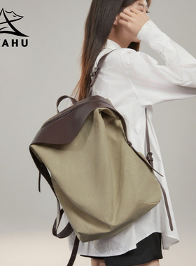 通勤双肩包男女2025新款大容量电脑背包高级感小众旅行大学生书包