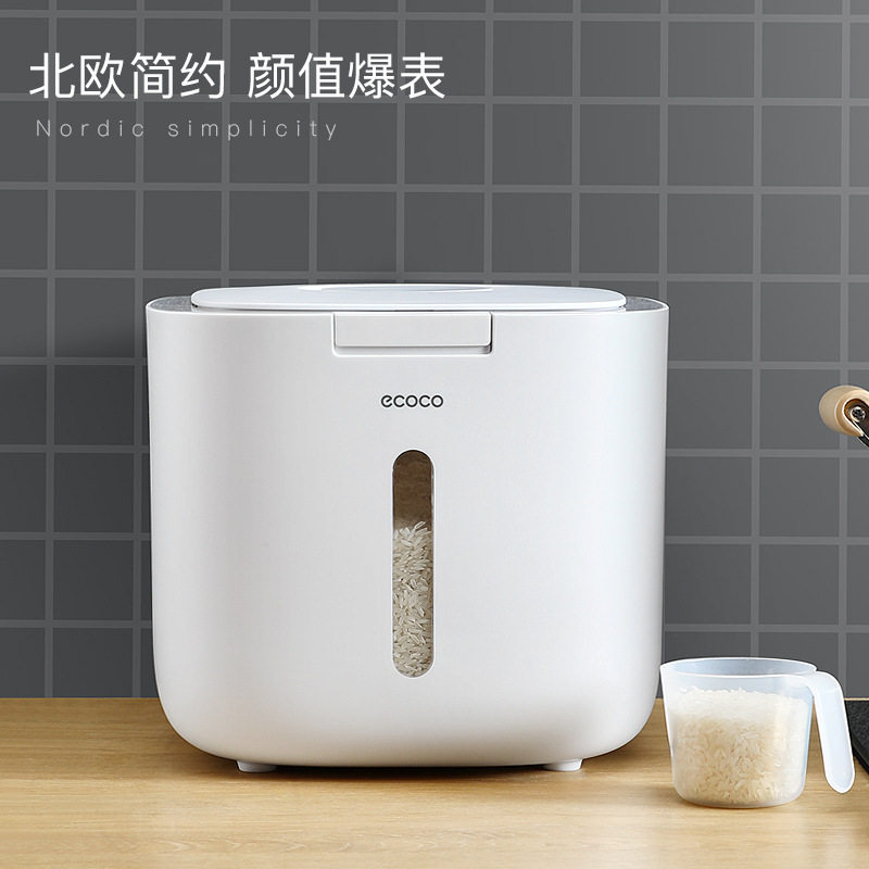 按压式米桶防虫防潮密封2