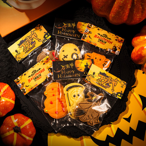 手工diy曲奇饼干蛋糕装饰网红搞怪幽灵怪兽摆件万圣节日派对摆台