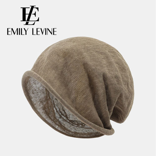 EMILYLEVINE亚麻夏季防晒堆堆帽