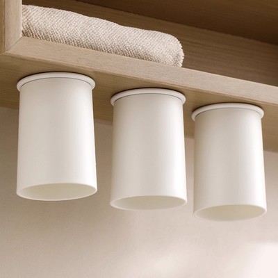 磁吸式漱口杯牙刷杯家庭免打孔