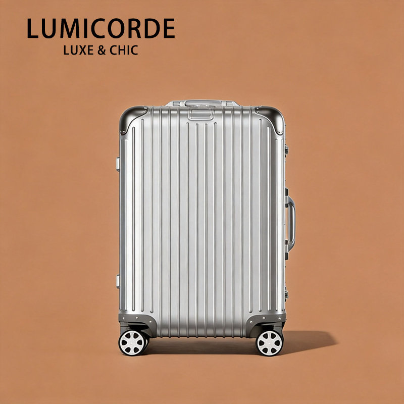 Lumicorde全铝镁合金旅行箱万向轮静音拉杆箱通用登机箱密码箱