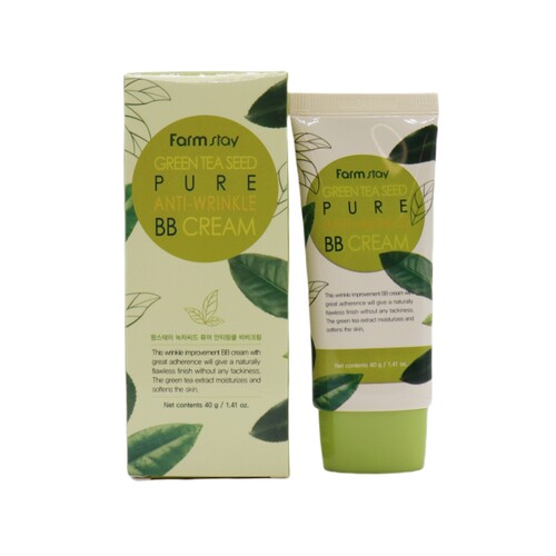 香港直邮韩国Farmstay法曼媞绿茶BB霜40g