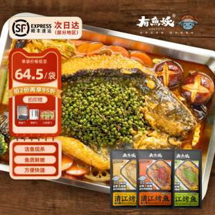 有鱼妖烤鱼厨神装Plus加量款2袋清江鱼水煮鱼火锅速食快手菜