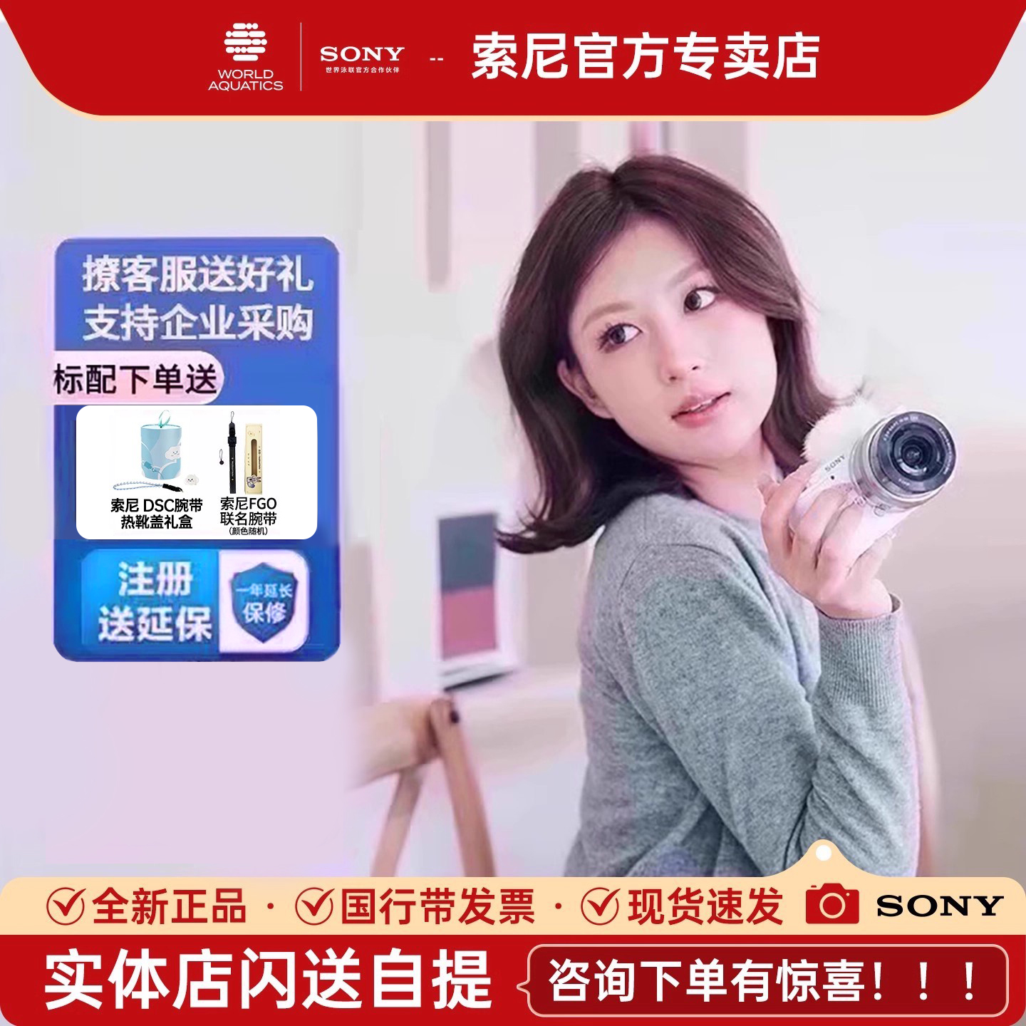 Sony/索尼ZVE10微单数码相机vlog