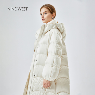连帽羽绒服女2025秋冬新款 玖熙长款 加厚保暖抗寒外套 West Nine