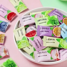 亲劲薄荷糖海盐白桃水果味清新口气多味火锅店婚礼招待糖果小零食