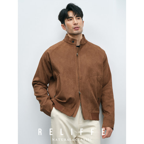 秋冬男士轻熟哈灵顿休闲夹克外套