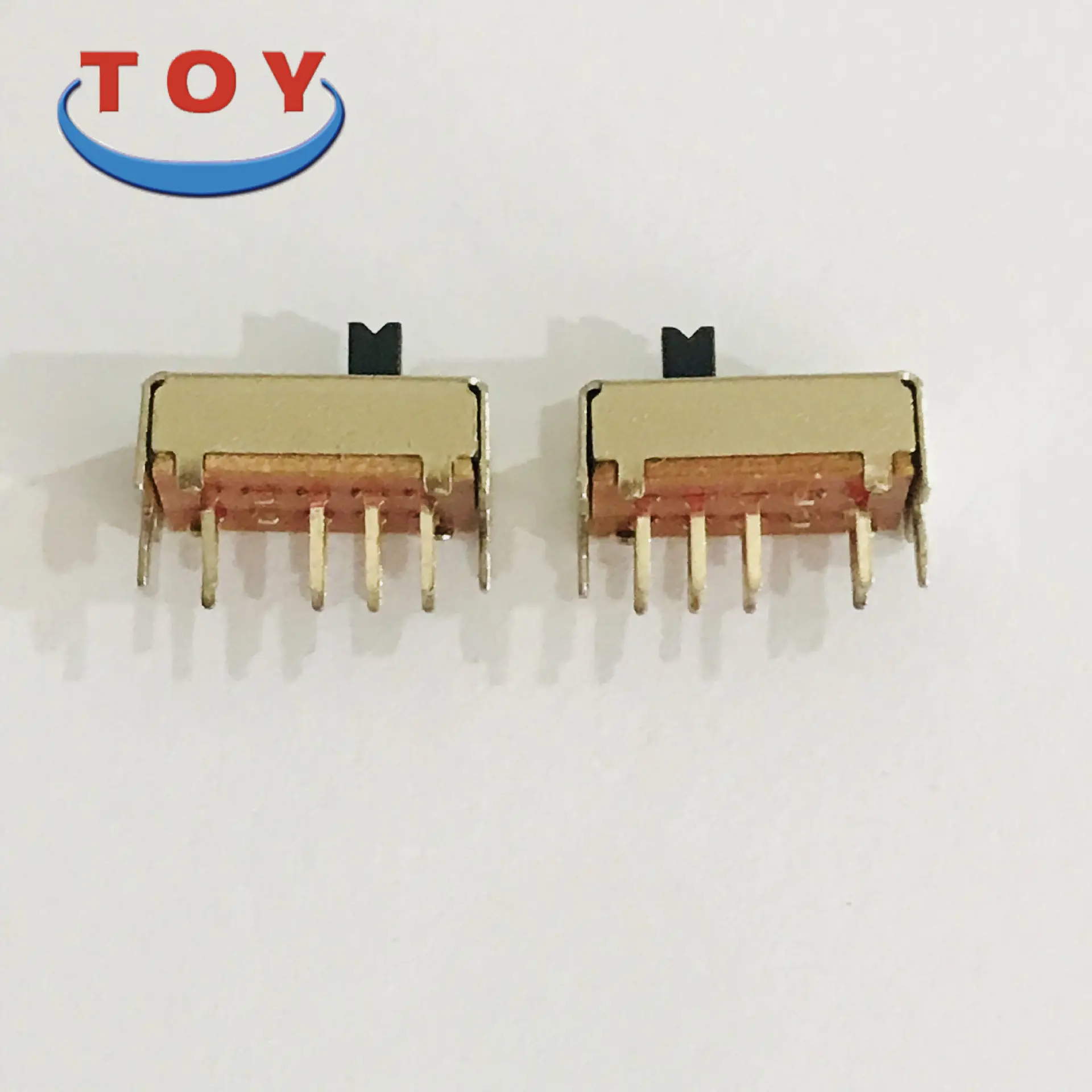 TOY直销拨动开关 SS23D07立式2P3T开关 大量现货仓储式出货