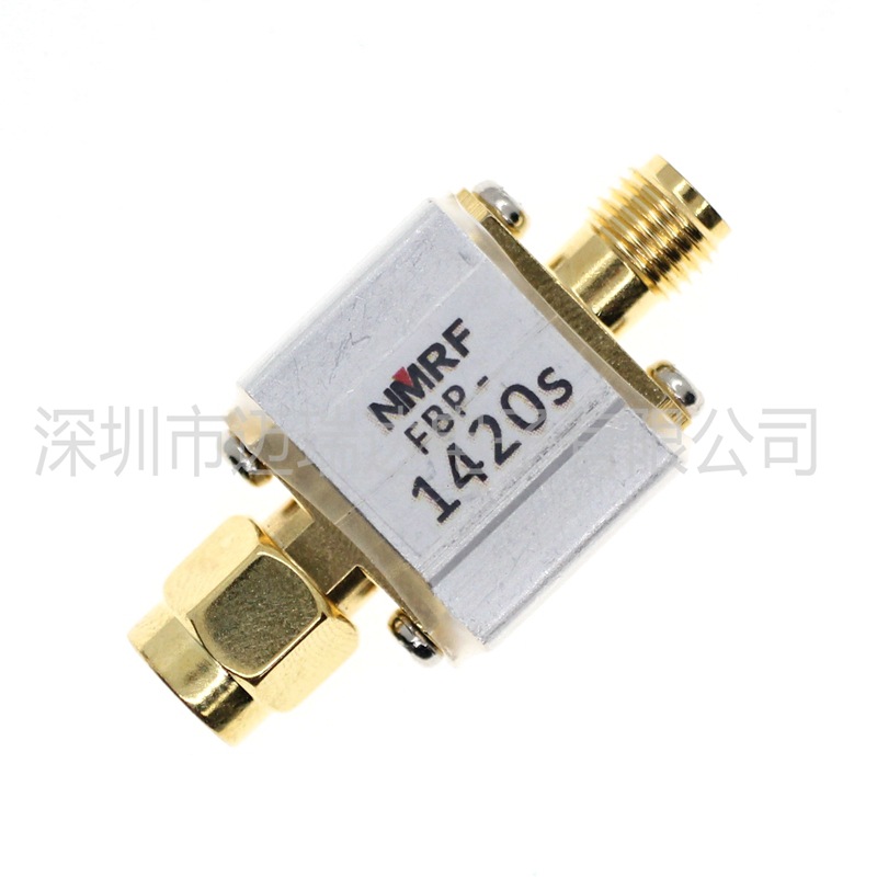 1420MHz 射电天文专用SAW带通滤波器 80MHz带宽 SMA接口