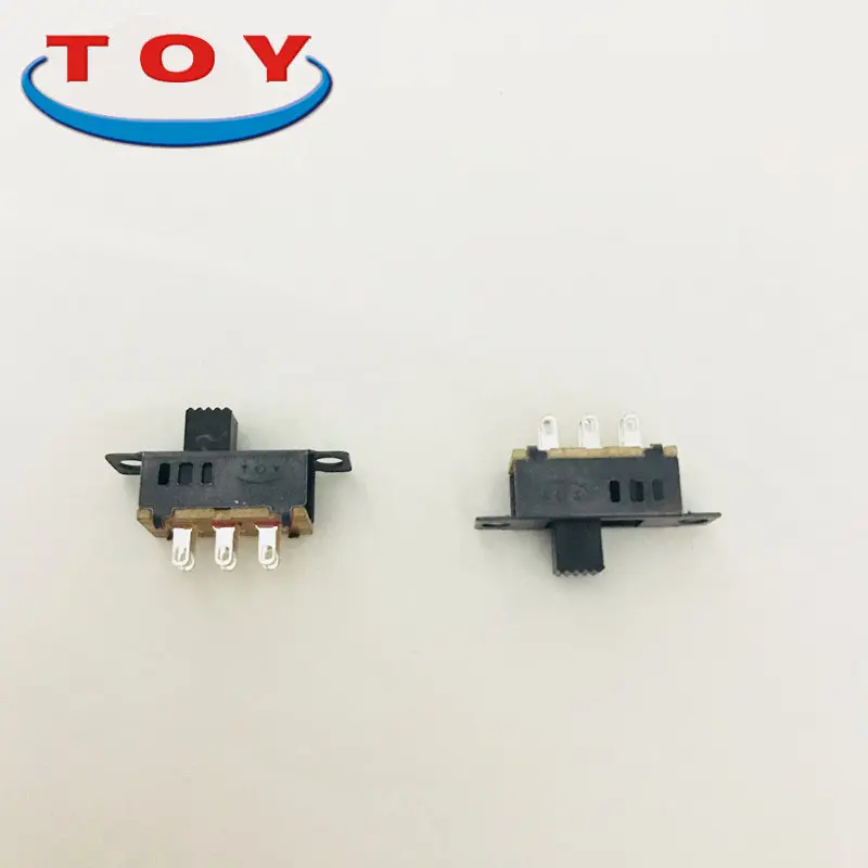 拨动开关TOY直销 SS23D32立式双排六脚三档拨动开关 2P3T开关