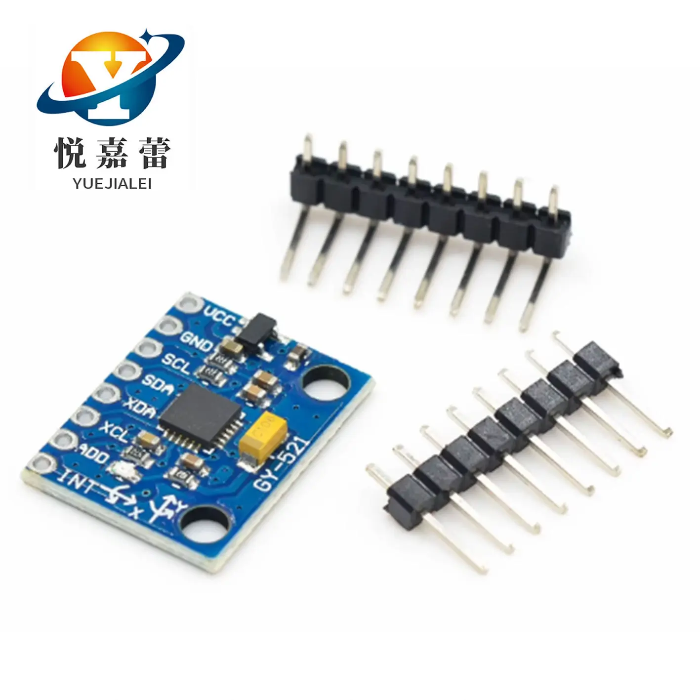 GY-521 MPU-6050模块 三轴加速度 陀螺仪6DOF模块 有代码原理图