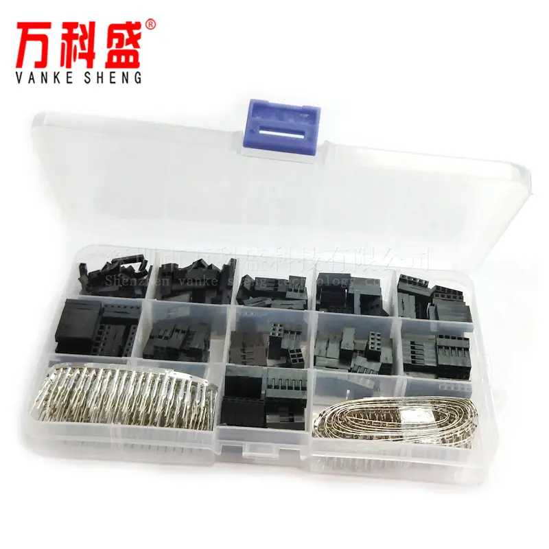 620PCS 2.54MM间距 端子套装 跳线头连接器620个外壳配端子套件