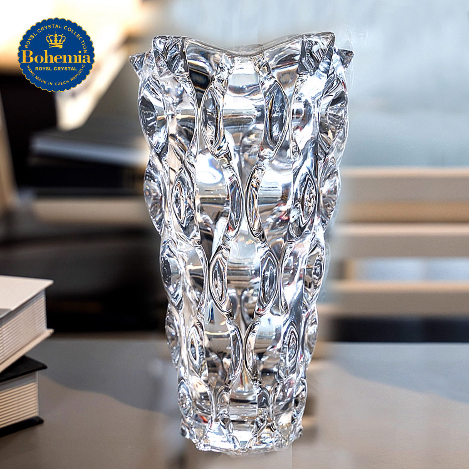 BOHEMIA轻奢水晶捷克艺术花瓶