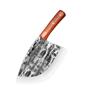 彭铁艺手工锻打砍骨刀屠夫专用斩骨刀加厚剁骨刀重型砍骨头专用刀