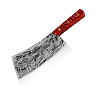 彭铁艺手工锻打砍骨刀重型剁骨刀厨师专用砍骨头刀屠夫杀猪斩骨刀