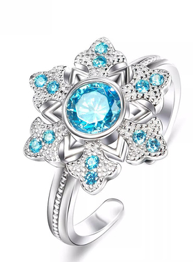 儿童戒指女童钻石轻奢高级感公主