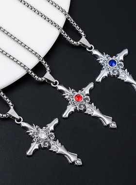 儿童项链男孩帅气潮酷男小众学生